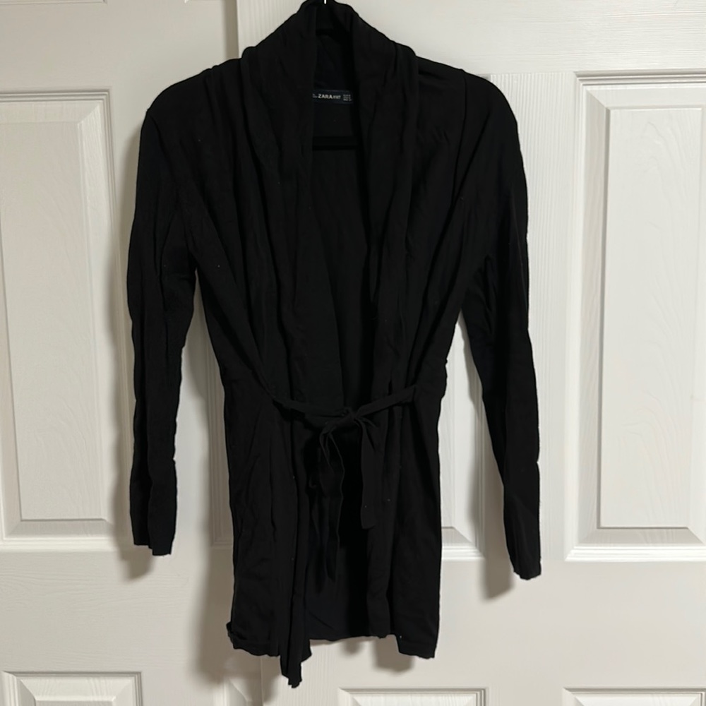 Black zara cardigan medium